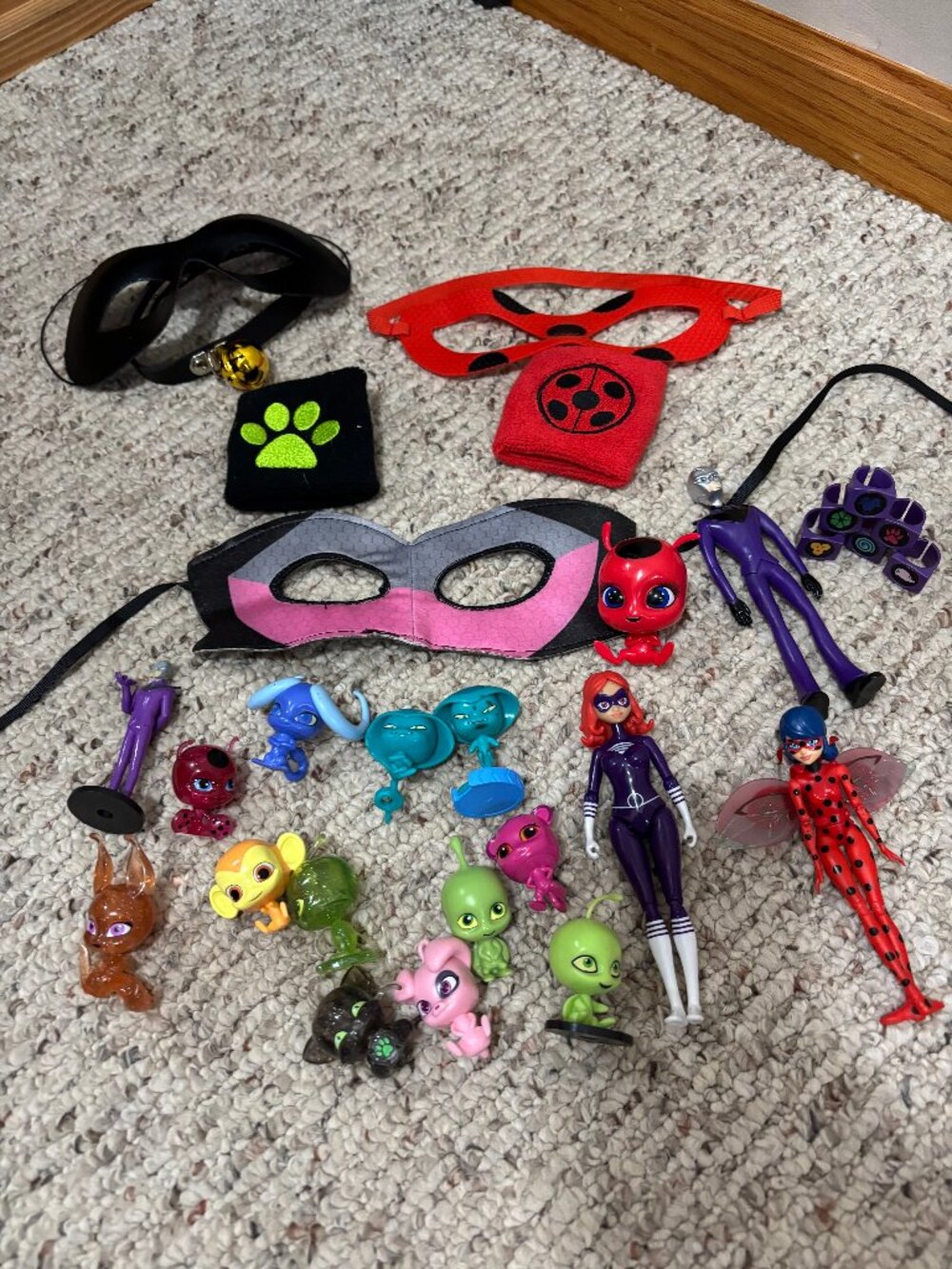 Miraculous Tales of Ladybug and Cat Noir accessories and figurines